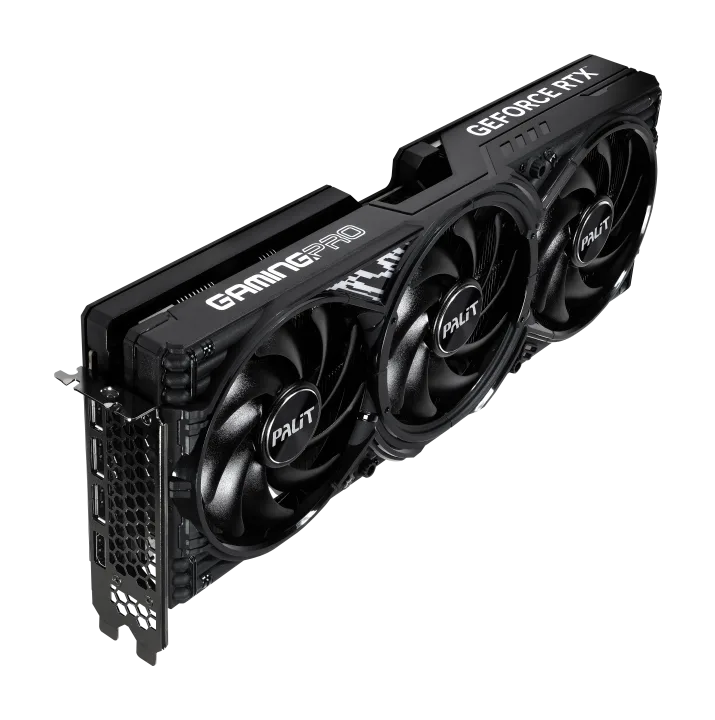 Видеокарта Palit RTX5070 GAMINGPRO-S OC 12GB (NE75070T19K9-GB2050U) [12 ГБ, GDDR7, 192 бит, HDMI, DisplayPort (3 шт)]
