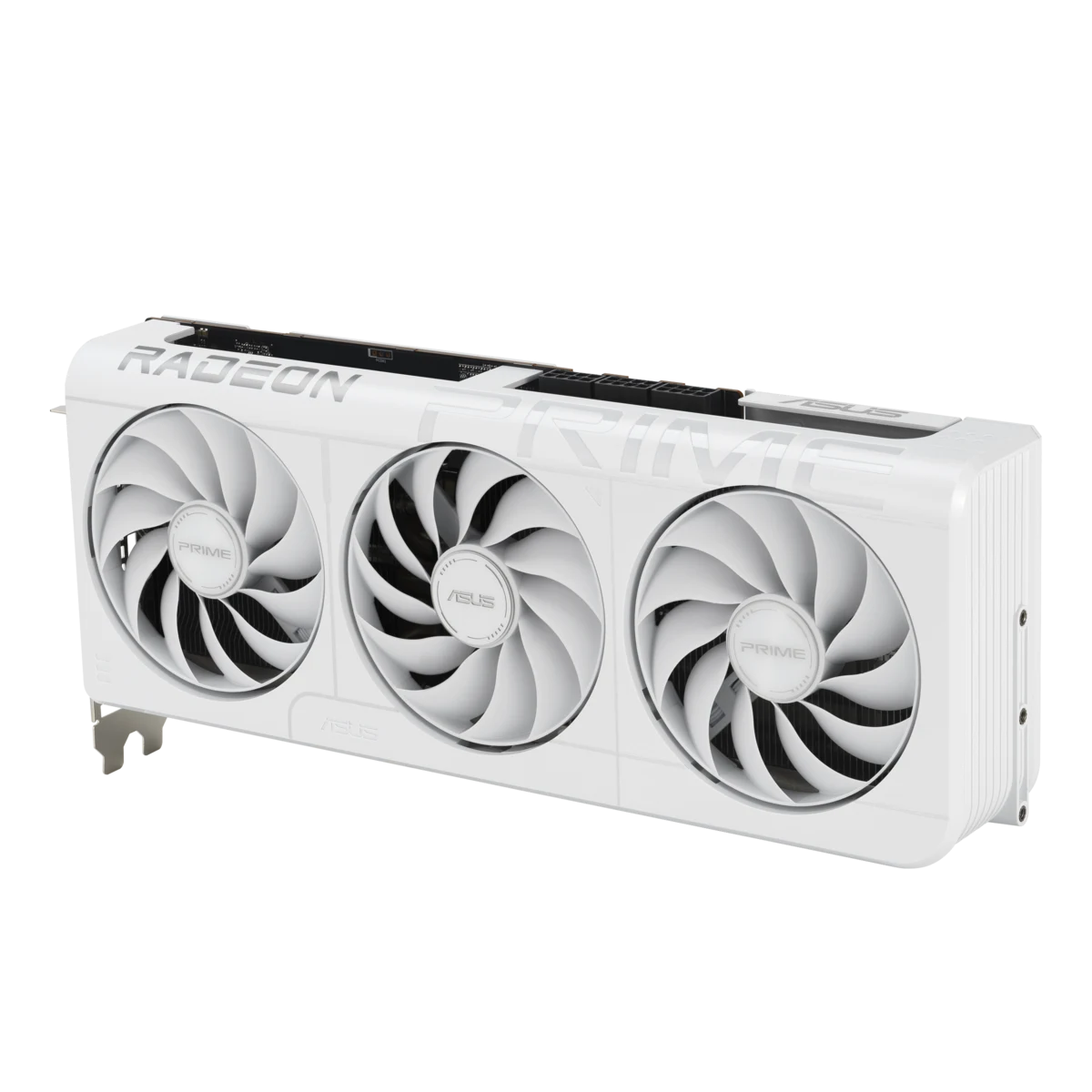 Видеокарта Asus PRIME 9070 XT WHITE (PRIME-RX9070XT-O16G-WHITE) [16 ГБ, GDDR6, 256 бит, HDMI (2 шт), DisplayPort (2 шт)]