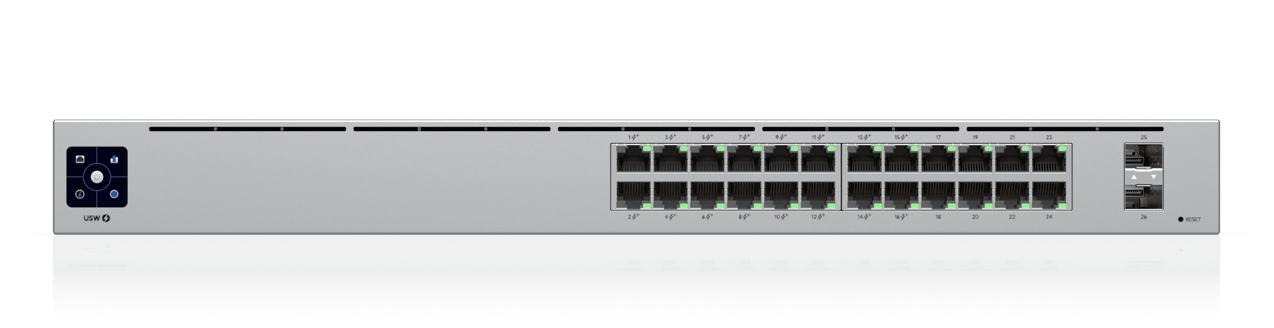 Коммутатор Ubiquiti UniFi 24Port, Gigabit Switch with PoE and SFP