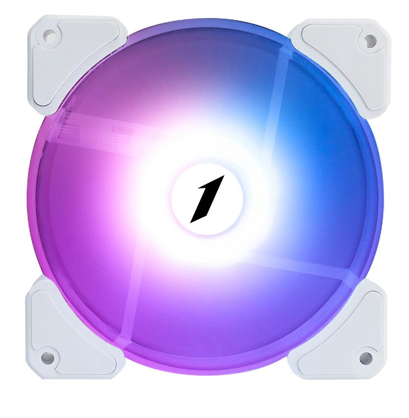 Вентилятор для корпуса 1stPlayer CC7-WH-1IN1 [120 мм, 1800 об/мин, 47,35 CFM, 51 дБ, PWM]