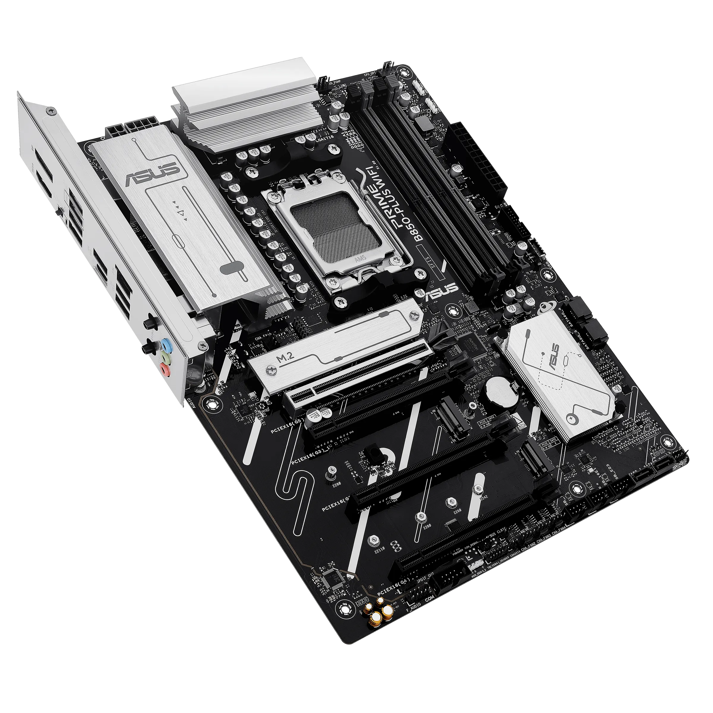 Материнская плата Asus PRIME B850-PLUS WIFI [AM5, AMD B850, 4xDDR 5, 3xM.2, 4xPCI-E x16, Standard-ATX]