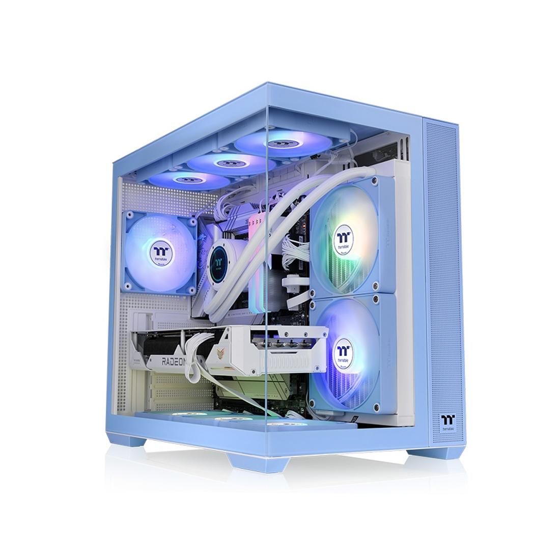 Корпус Thermaltake View 380 TG ARGB Hydrangea Blue (CA-1Z2-00MFWN-00) [Midi Tower, 3 x 120 мм ARGB, синий]