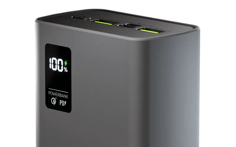 Зарядное устройство Power bank Olmio QR-30 30000mAh QuickCharge 3.0 серый