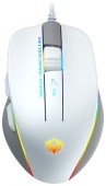 Мышь MeeTion GM23 2023 [проводная, светодиодная, 12800 DPI, 1000 Гц, подсветка, белый]