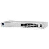 Коммутатор UBIQUITI, USW-24-POE, 16xGbE PoE+, 8xGbE, 2x1G SFP, Layer 2, fanless, 95W - купить в интернет-магазине Forcecom.kz Коммутатор UBIQUITI, USW-24-POE, 16xGbE PoE+, 8xGbE, 2x1G SFP, Layer 2, fanless, 95W