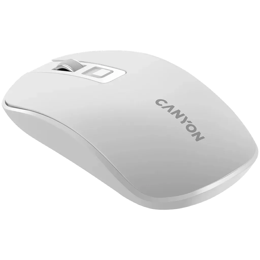 Мышь Canyon MW-18 (CNS-CMSW18PW) [беспроводная, светодиодная, 1600 DPI, белый]