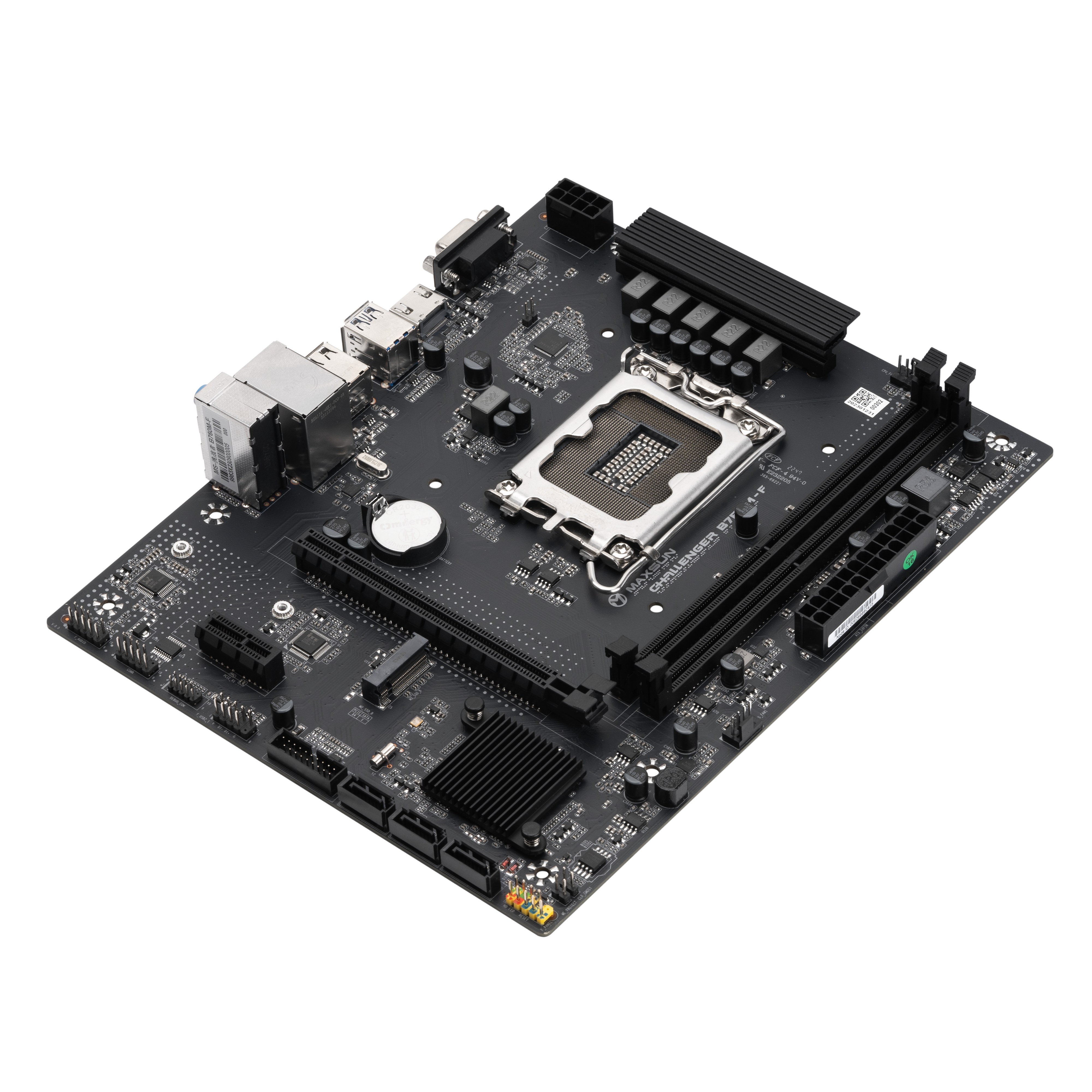 Материнская плата Maxsun Challenger B760M-F (MS-Challenger B760M-F) [LGA 1700, Intel B760, 2xDDR 4, 1xM.2, 1xPCI-E x16, Micro-ATX]