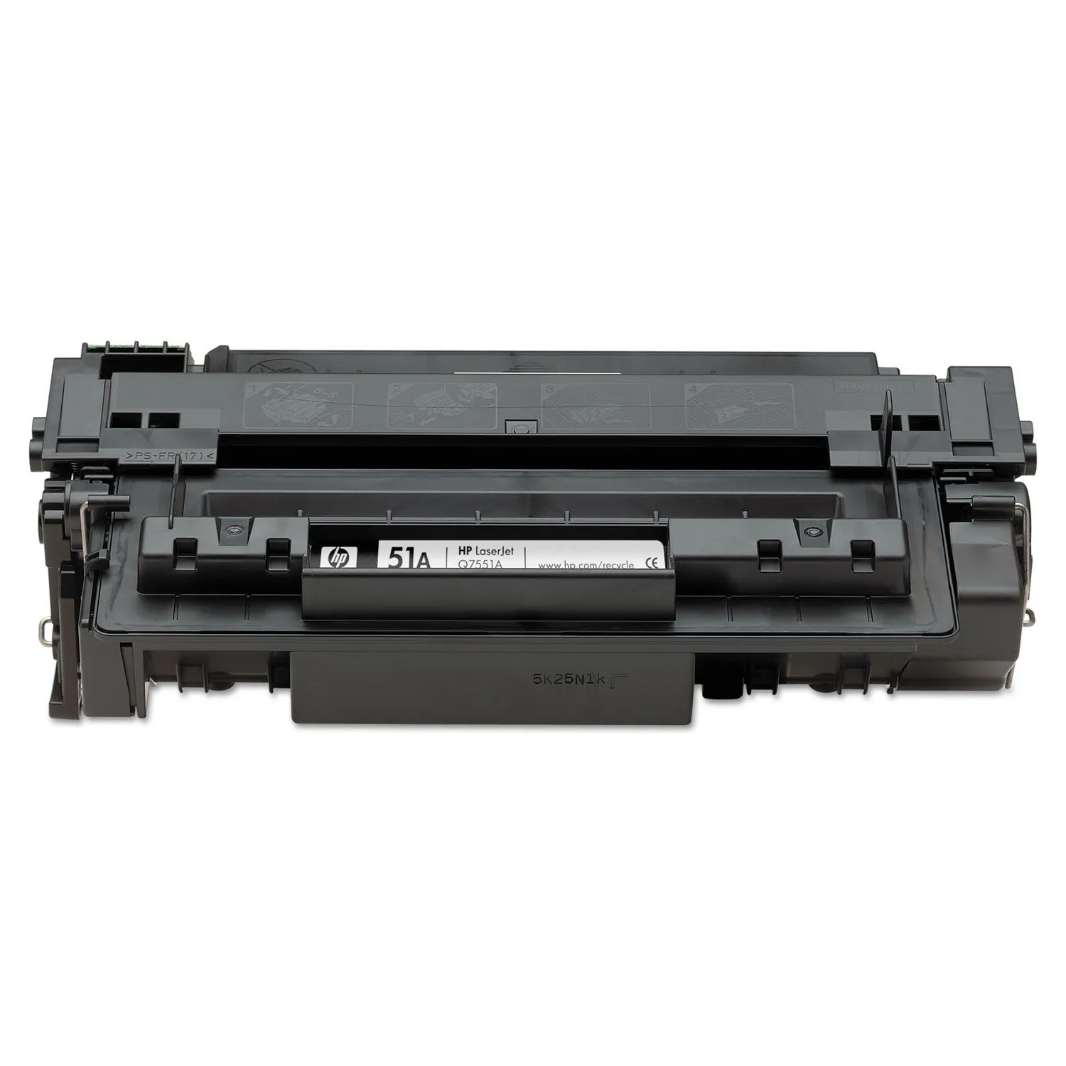 HP 51A Black Original LaserJet Toner Cartridge (Q7551A), черный, оригинальный