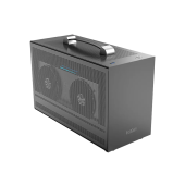 Корпус PCCooler I100 PRO MESH GY, Mini Tower, Без вентиляторов, серый