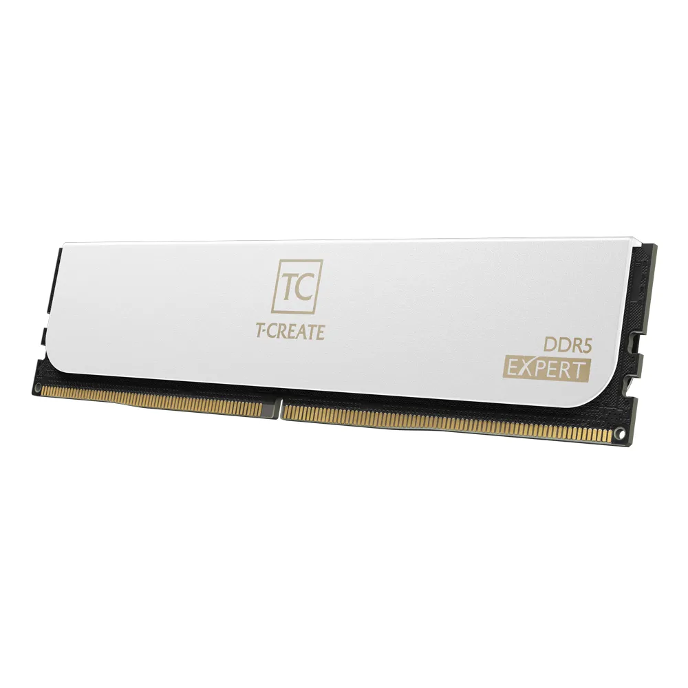 Комплект оперативной памяти Team Group EXPERT DDR5 DESKTOP MEMORY WHITE (CTCWD532G6400HC40BDC01) [32 ГБ, DDR 5, 6400 МГц, 1.35 В, KIT]