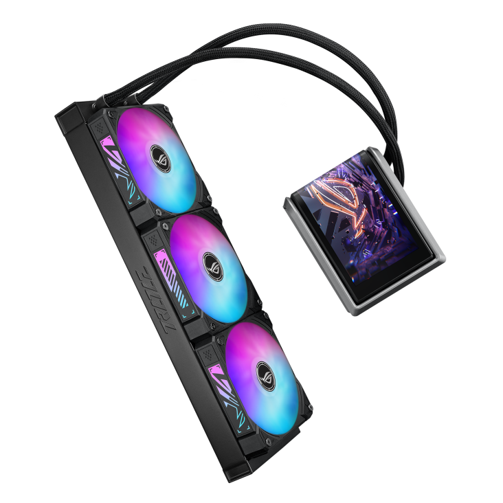 Система охлаждения Asus ROG RYUO IV 360 ARGB [120 x 120 мм, 2000 об/мин, 30.7 дБ, 4 pin]