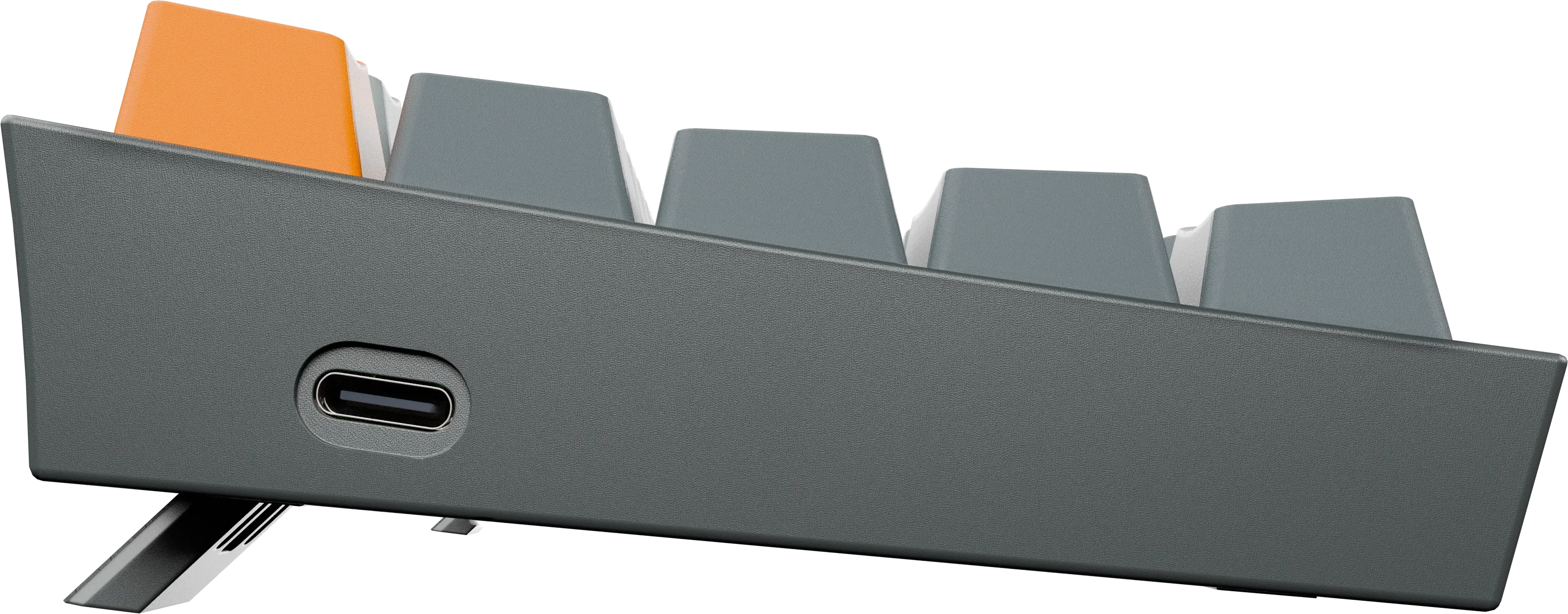 Клавиатура Redragon Fizz (72599) [механическая, проводная, RGB подсветка, Redragon + Red, серая]