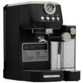 Кофеварка рожковая Redmond CM702 Черный/хром