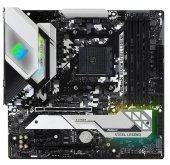 Материнская плата ASRock B550M STEEL LEGEND, AM4, AMD B550, 4xDDR 4, 2xM.2, 2xPCI-E x16 
