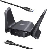 Беспроводной сетевой адаптер UGREEN CM995 65813 Wi-Fi7 BE6500 2.4GHz/5GHz/6GHz