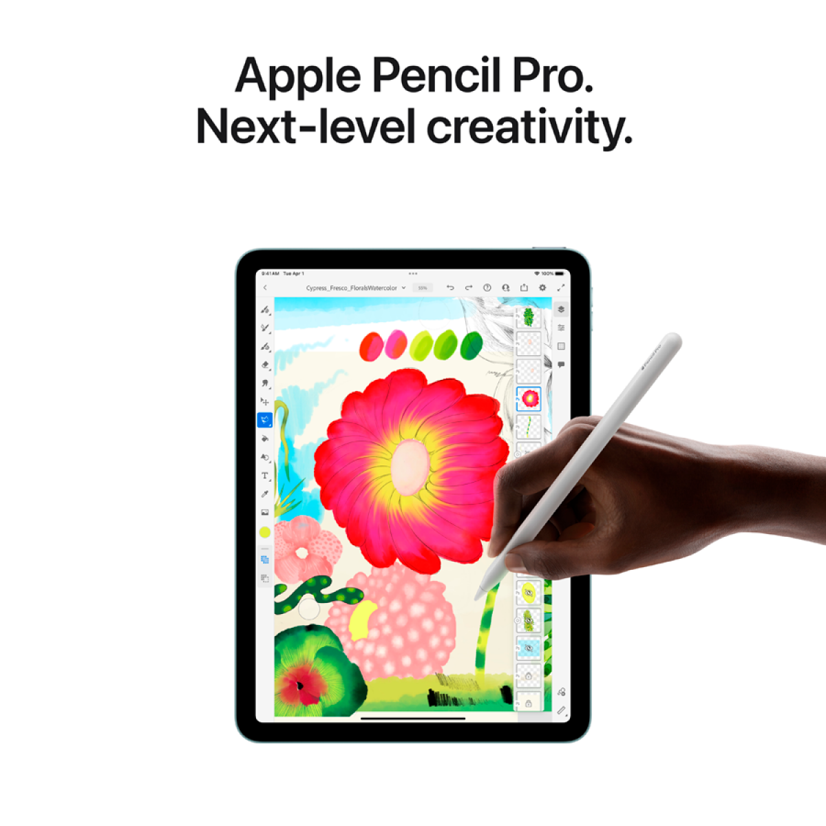 13-inch iPad Air Wi-Fi (MCNQ4QA/A) 256GB - Starlight, Model A3268