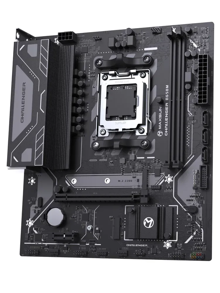 Материнская плата Maxsun B650M V2 [AM5, AMD B650, 2xDDR 5, 1xM.2, 1xPCI-E x16, Micro-ATX]