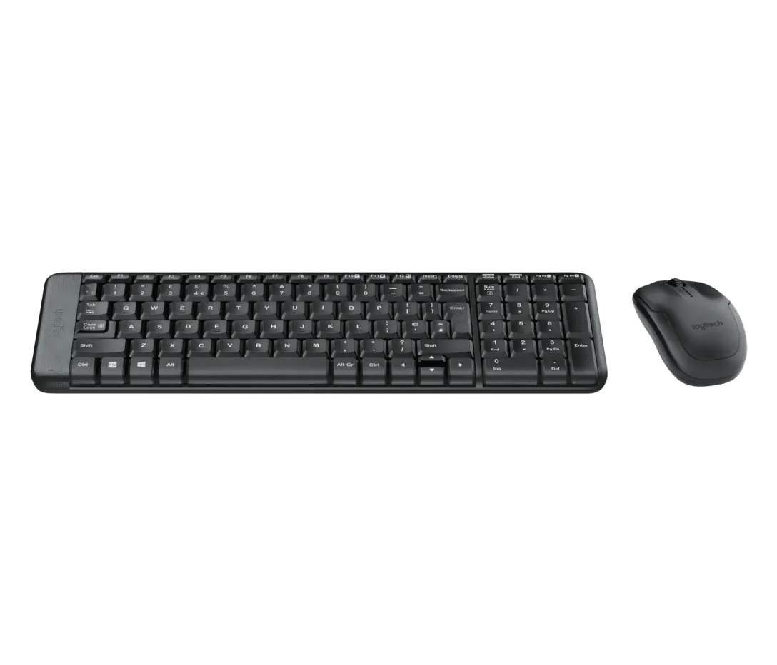 Клавиатура+мышь Logitech MK220 (920-003168) [мембранная, беспроводная, черная]