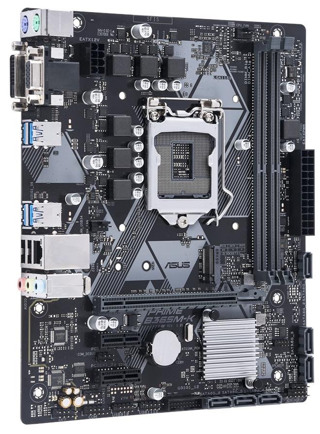 Материнская плата ASUS PRIME B365M-K, LGA 1151 v2/ 2x DDR4/ 6x SATA III/ 1x M.2/ mATX