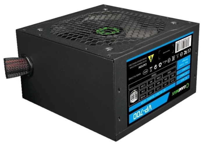 Блок питания ПК GameMax VP-700 [700 Вт, 5x SATA, 2x 6+2 pin PCIe, 1x 4+4 pin CPU]