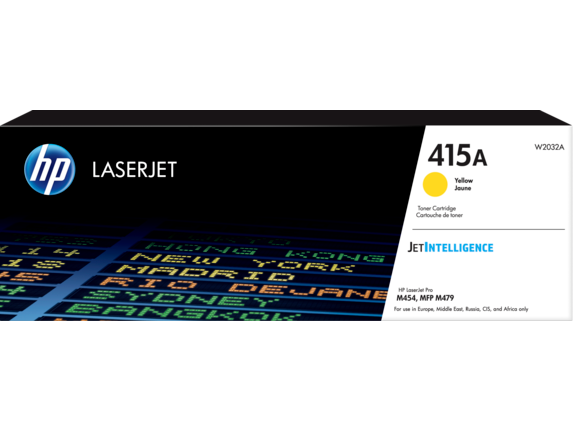 Лазерный картридж HP LaserJet 415A (W2032A), желтый, 2100 стр - купить по цене 55 780 тг. в интернет-магазине Forcecom.kz