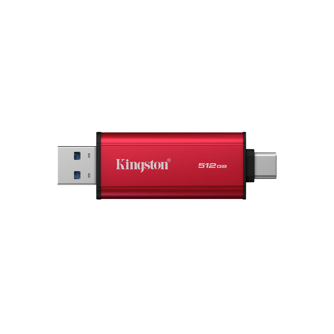 Внешний SSD-накопитель Kingston Dual Portable (SPSD/512GB) [512 ГБ, USB 3.2 Gen 2 Type A, USB 3.2 Gen 2 Type C, 1050/950 МБ/с]
