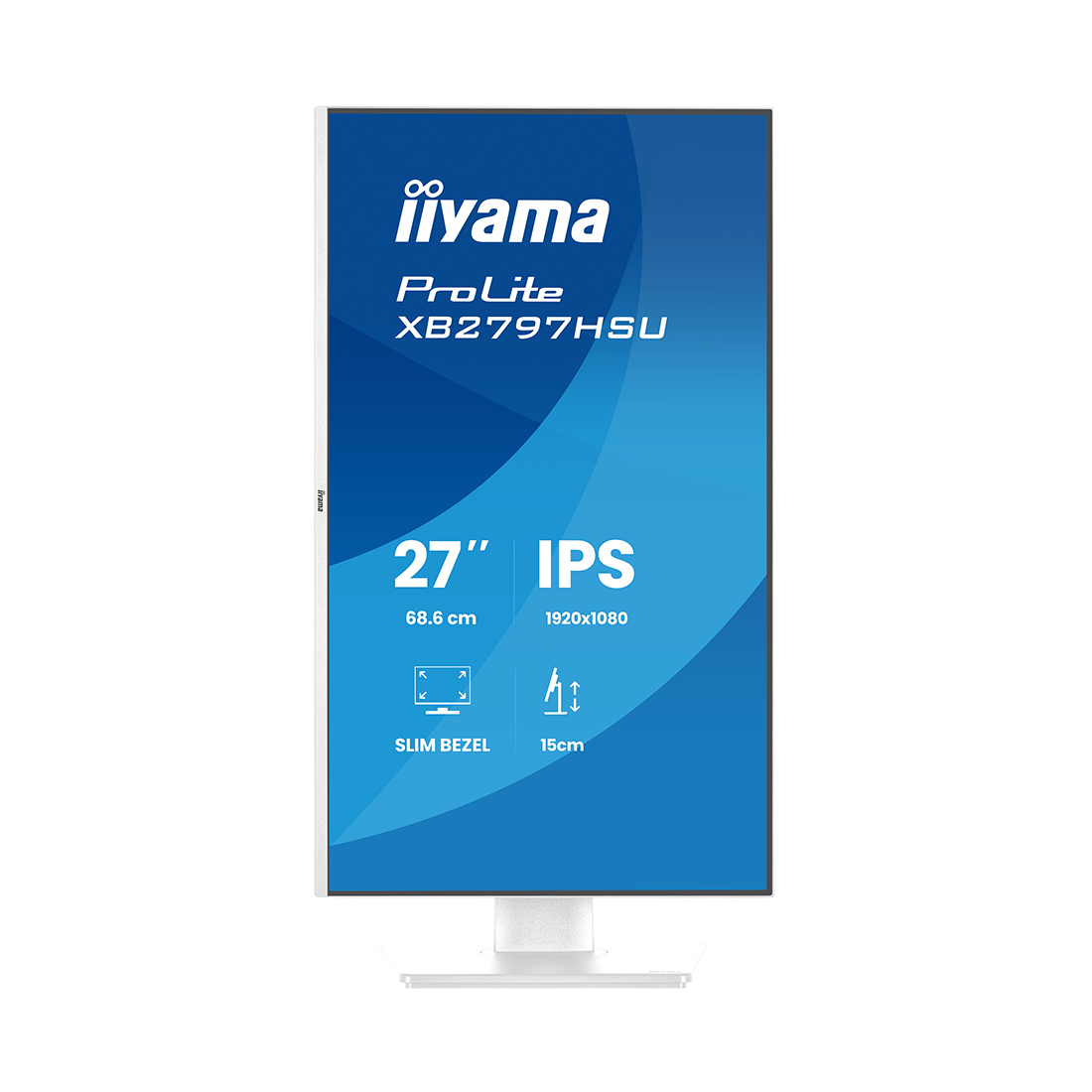 Монитор Iiyama ProLite XB2797HSU-W1 [27", IPS, 1920x1080, 120 Гц, 1 мс, HDMI x2, DisplayPort]