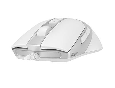 Мышь A4Tech Fstyler FM50S Plus [проводная, светодиодная, 4000 DPI, 1000 Гц, белый]