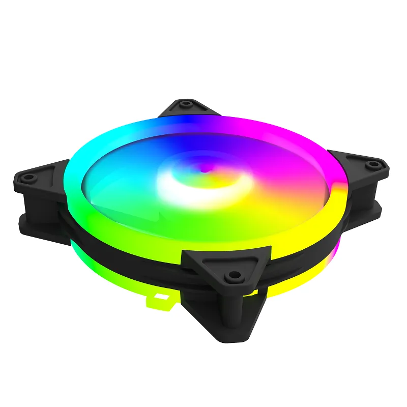 Вентилятор для корпуса Wintek SX-F211-B-12 RGB, 12 см, 4 PIN MOLEX, NORMAL, Black (LC Tornado)