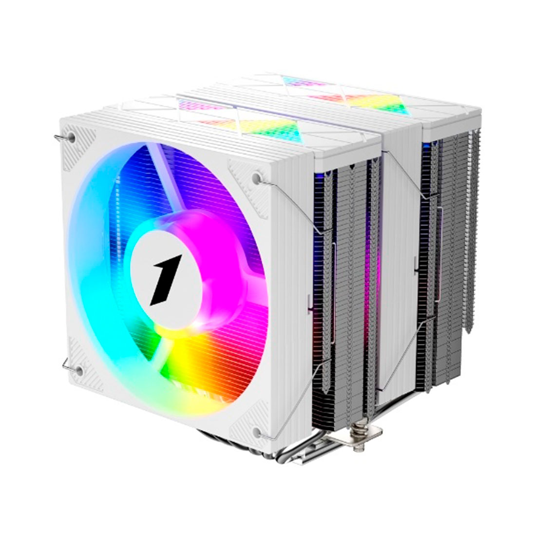 Система охлаждения 1stPlayer CY12LD WHITE [120 x 120 x 25 мм, 1900 об/мин, 38 дБ, 4 pin]