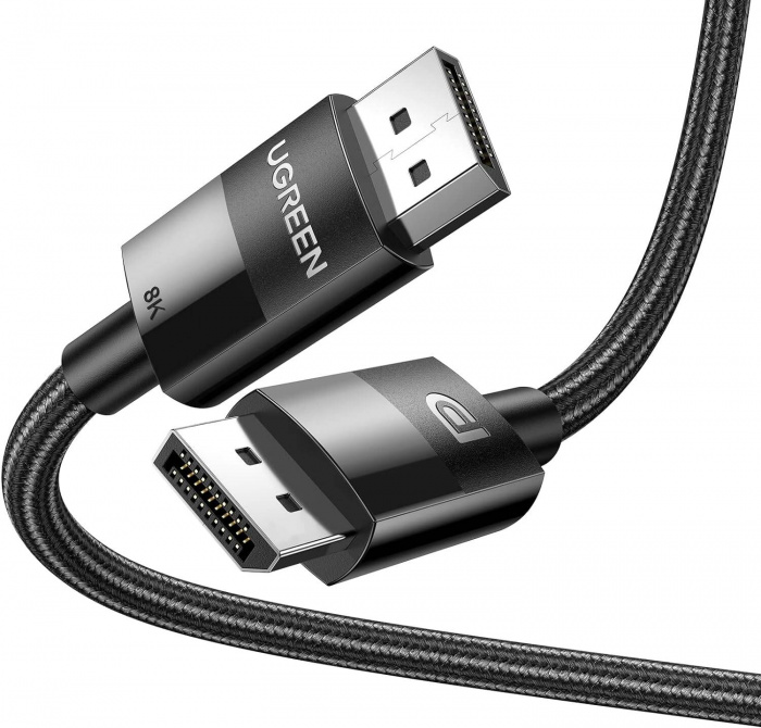 Кабель Ugreen DP114 (80392) DisplayPort 1.4, 8K/60hz 4K/144Hz , 2m 