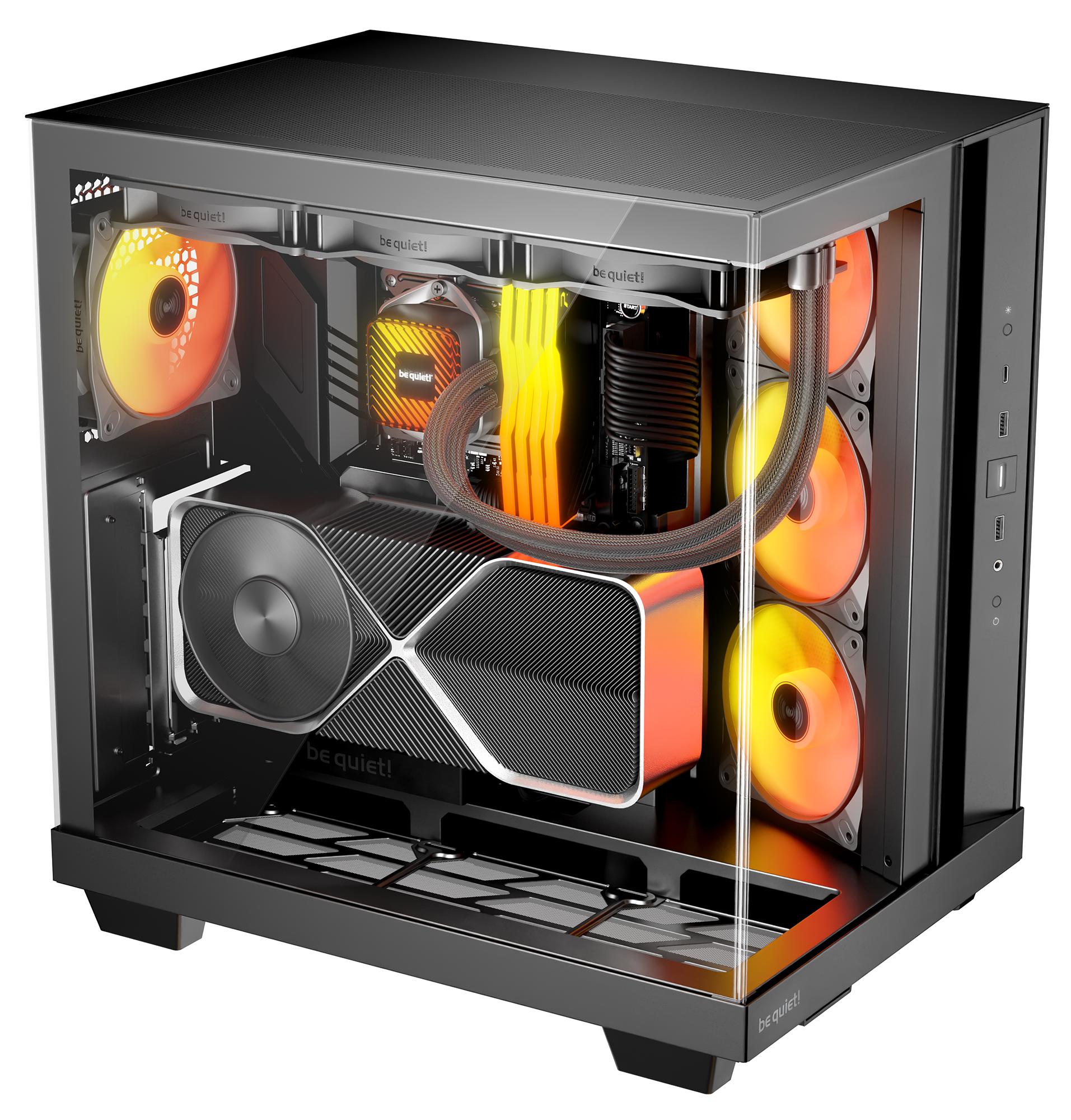 Корпус Be quiet! Light Base 500 LX (BGW85) [Midi Tower, 4 x 120 см, черный]