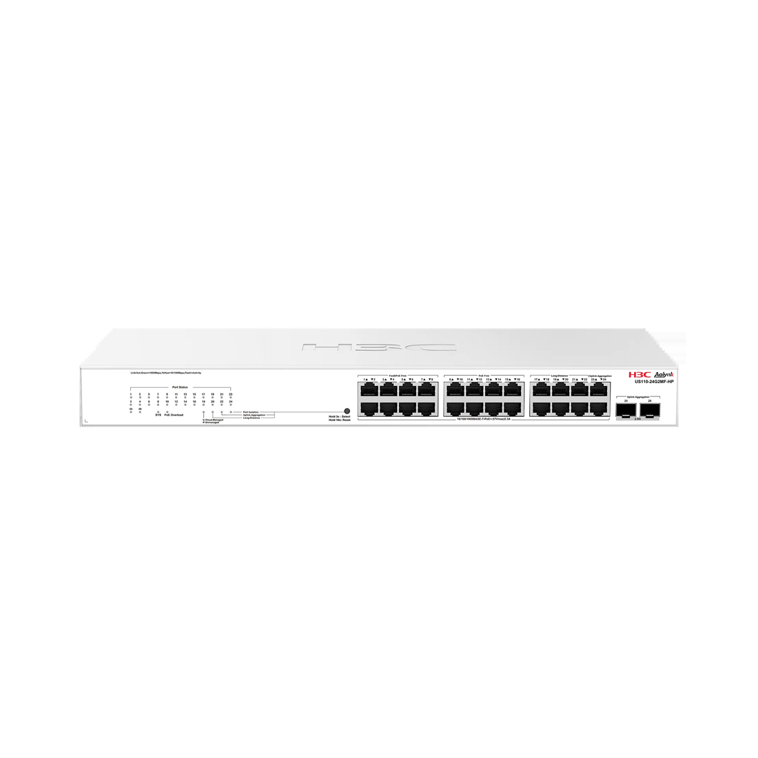 Коммутатор H3C Aolynk US110-24G2MF-HP