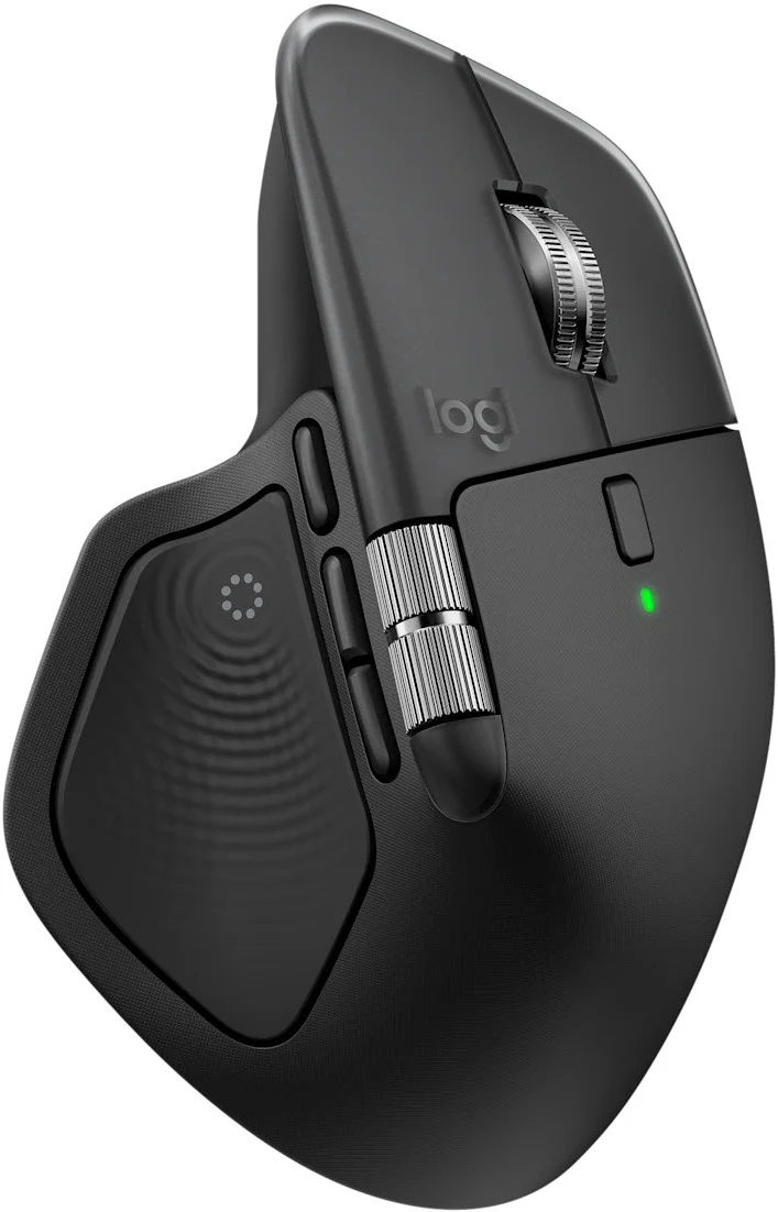 Мышь Logitech MX Master 4 (910-007562) [беспроводная, светодиодная, 8000 DPI, 1000 Гц, серый]