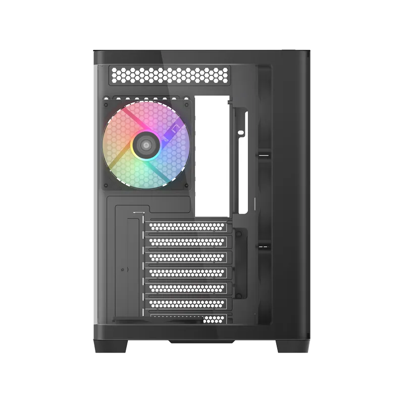 Корпус Sama V60 [Midi Tower, 7×120 мм ARGB, черный]