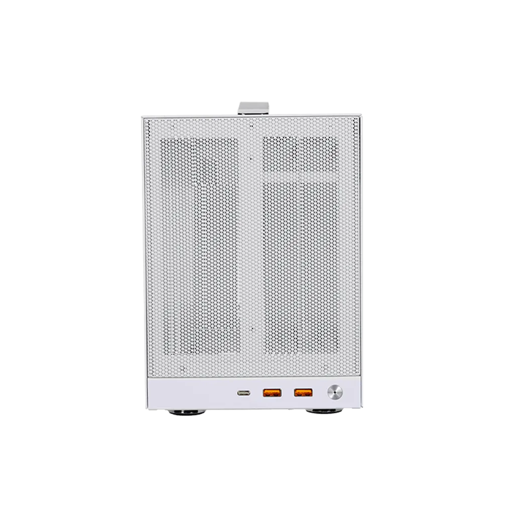 Корпус PCCooler K101 MESH WH 3F [Mini Tower, Без вентиляторов, белый]