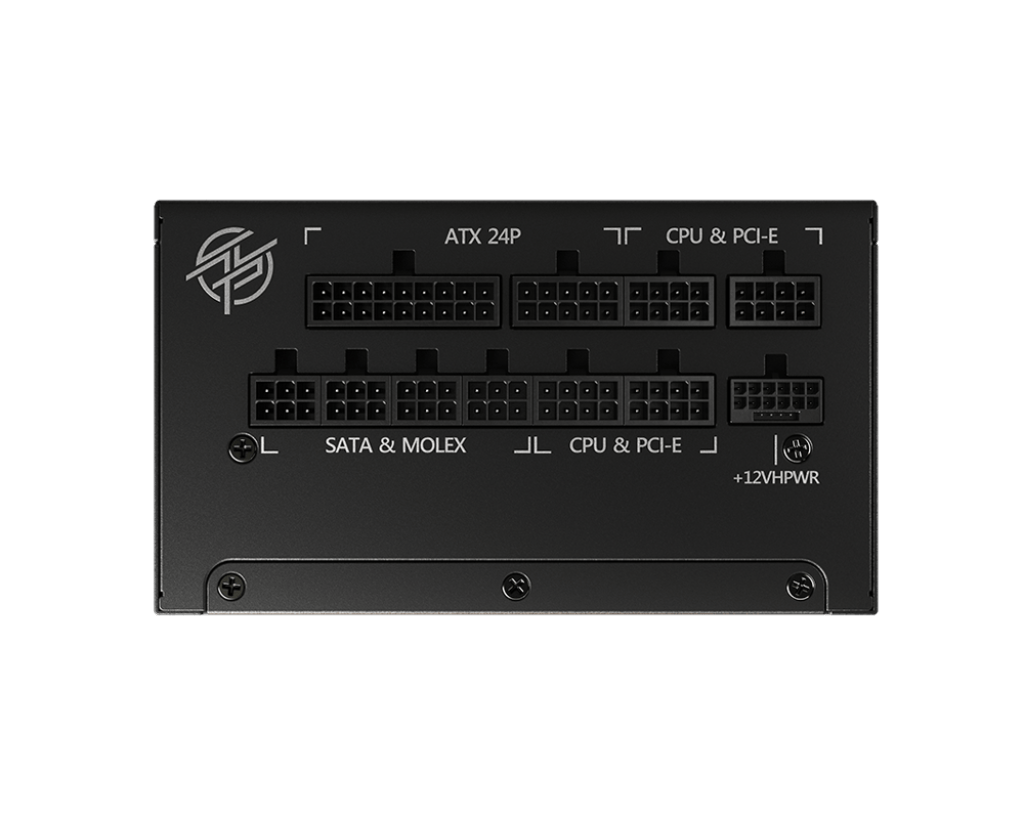 Блок питания MSI MPG A1000G PCIE5 [1000 Вт, 80 PLUS Gold, 12x SATA, 1 x 16 pin (12VHPWR), 6 x 6+2 pin PCIe, 2x 4+4 pin CPU, ATX]