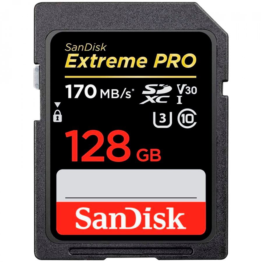 Карта памяти SanDisk Extreme PRO (SDSDXEP-128G-GN4IN) 128GB V60 UHS-II SD cards, 280/100MB/s,V60,C10,UHS-II