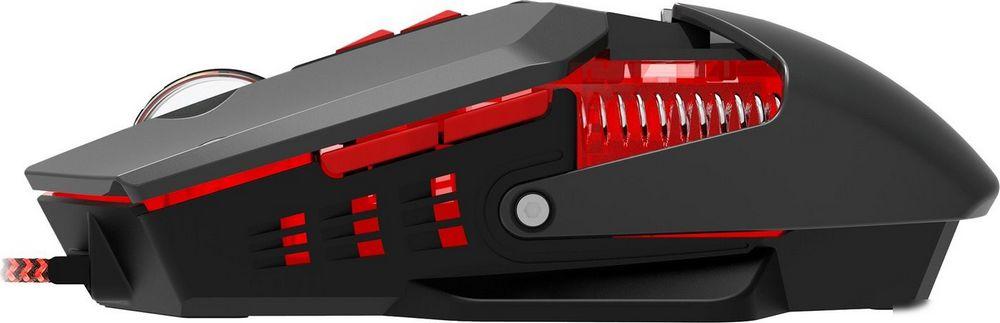 Мышь Acer Nitro OMW302 (ZL.MCECC.025) [проводная, светодиодная, 7200 DPI, подсветка, черная]