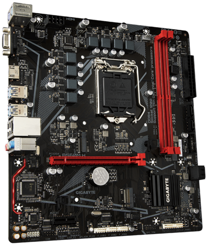 Материнская плата Gigabyte B560M H [LGA 1200, B560, 2xDDR 4, 2xM.2, 1xPCI-E x16, Micro-ATX]