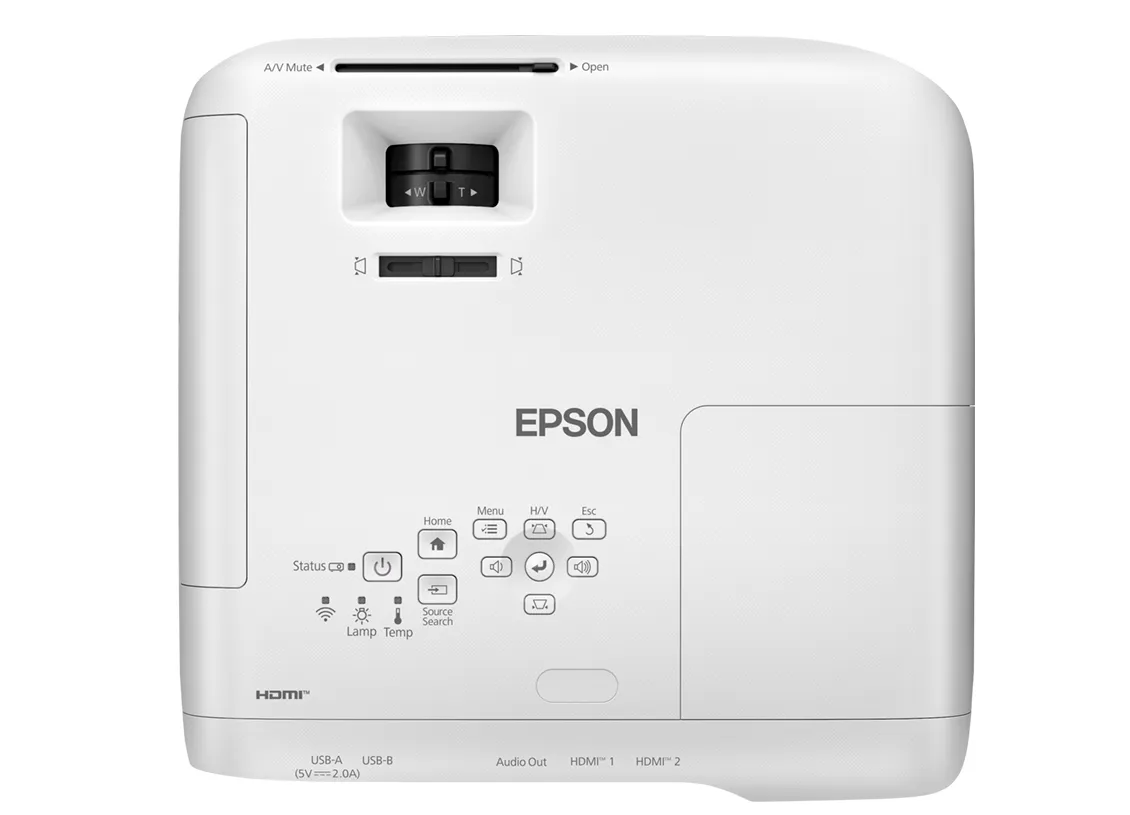 Проектор Epson EB-FH54 V11HB59042, 3LCD, 4100LM, 16000:1, 1080p, USB, HDMI, Miracast, WIFI
