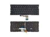 Клавиатура для ноутбука Xiaomi Mi Notebook Air 13.3, подсветка, без рамки, черная