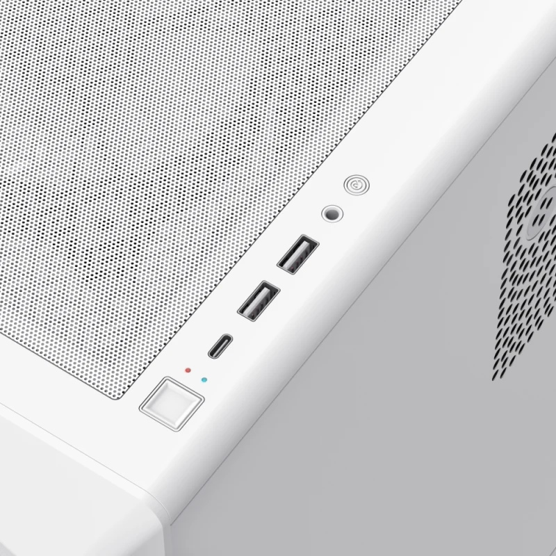 Корпус GameMax Vista COC AW White [Midi Tower, 6 x 120мм ARGB, белый]