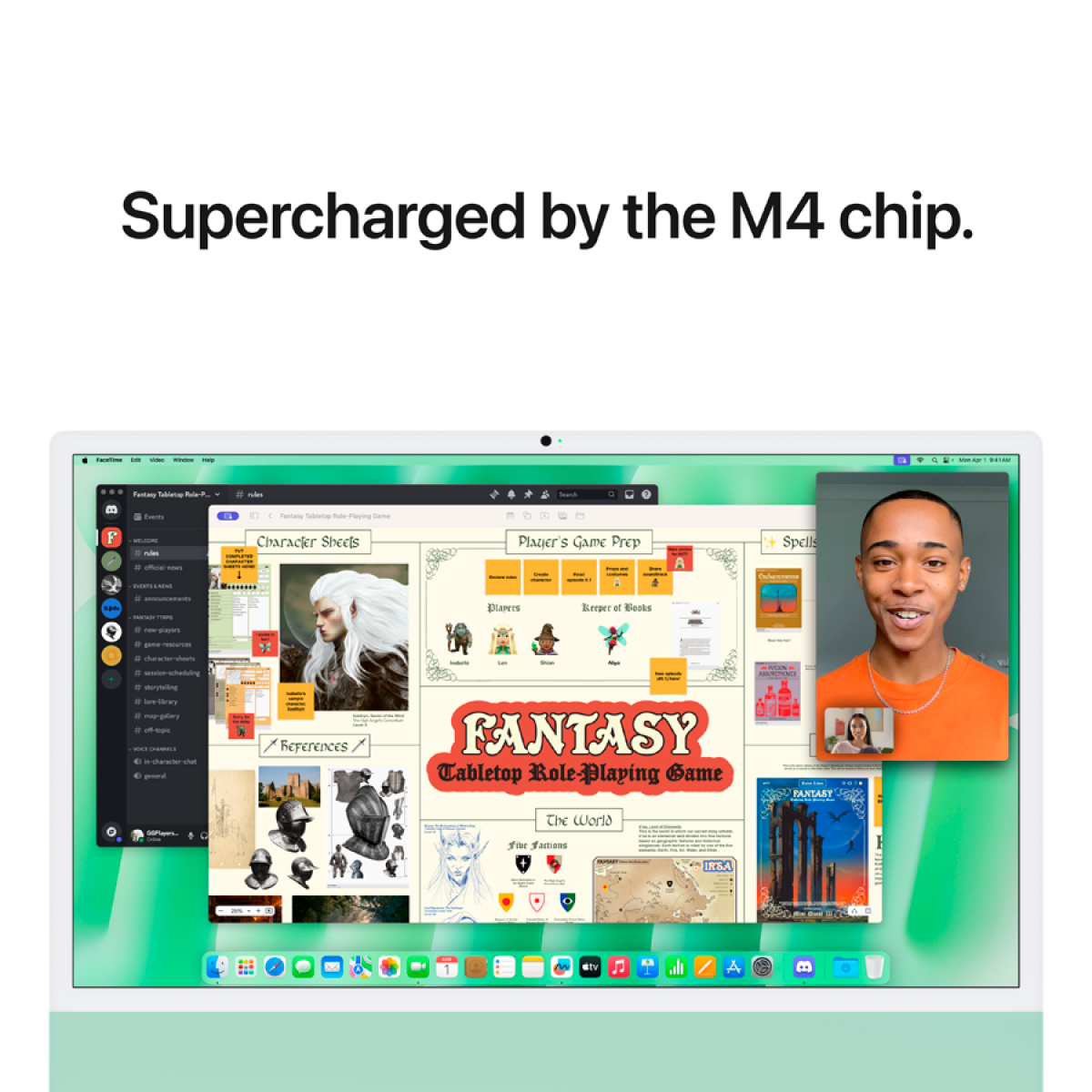 24-inch iMac with Retina 4.5K display: Apple M4 chip with 8‑core CPU and 8‑core GPU, 16GB, 256GB SSD - Green,Model A3247