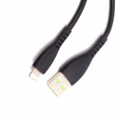 Интерфейсный кабель Awei Lightning CL-155L/CL115L 5V 2.4A 1m Чёрный - купить по цене 540 тг. в интернет-магазине Forcecom.kz