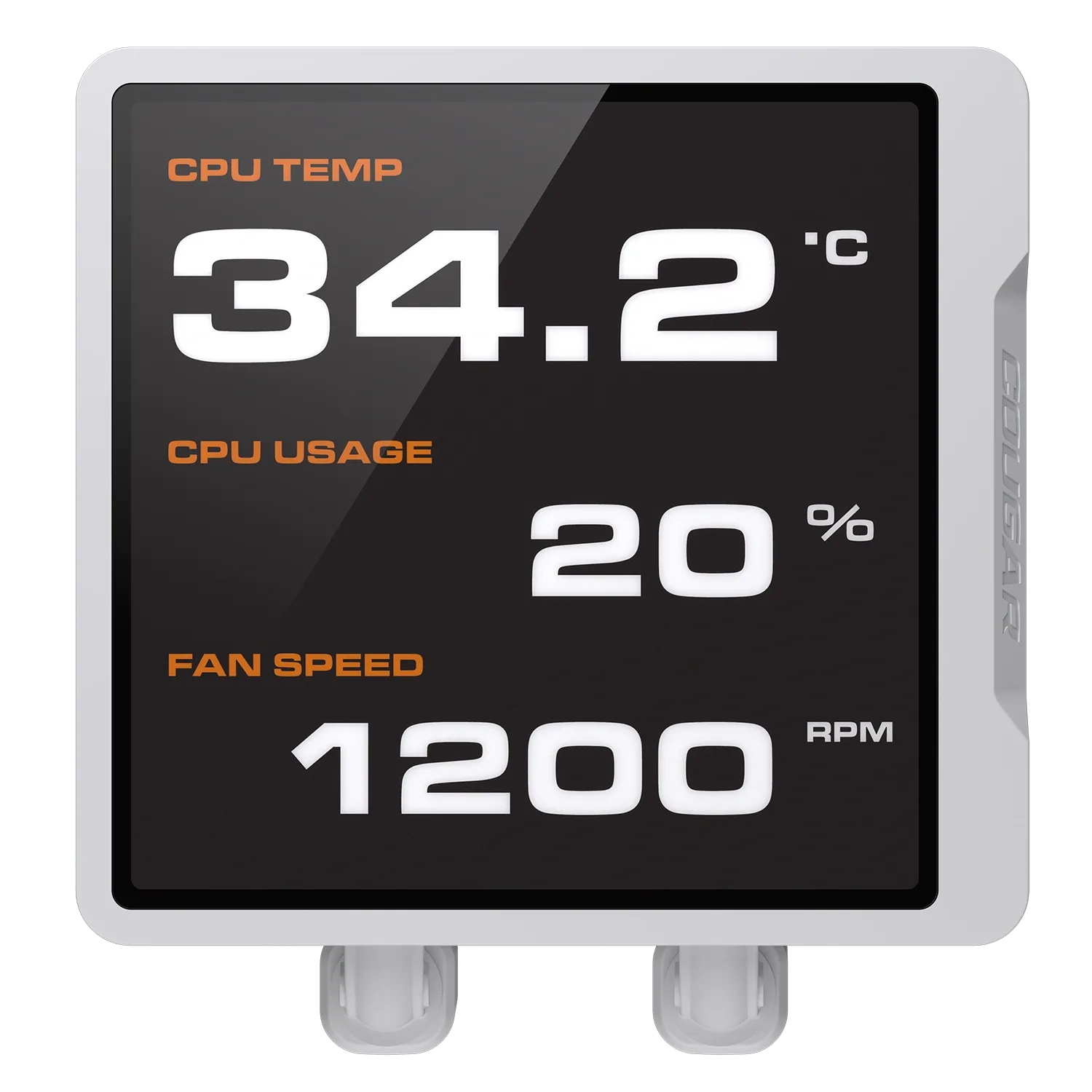 Система охлаждения Cougar Poseidon Vistek Pro ARGB 360 WH [120 мм, 2500 об/мин, 38 dB(A), 4 pin]