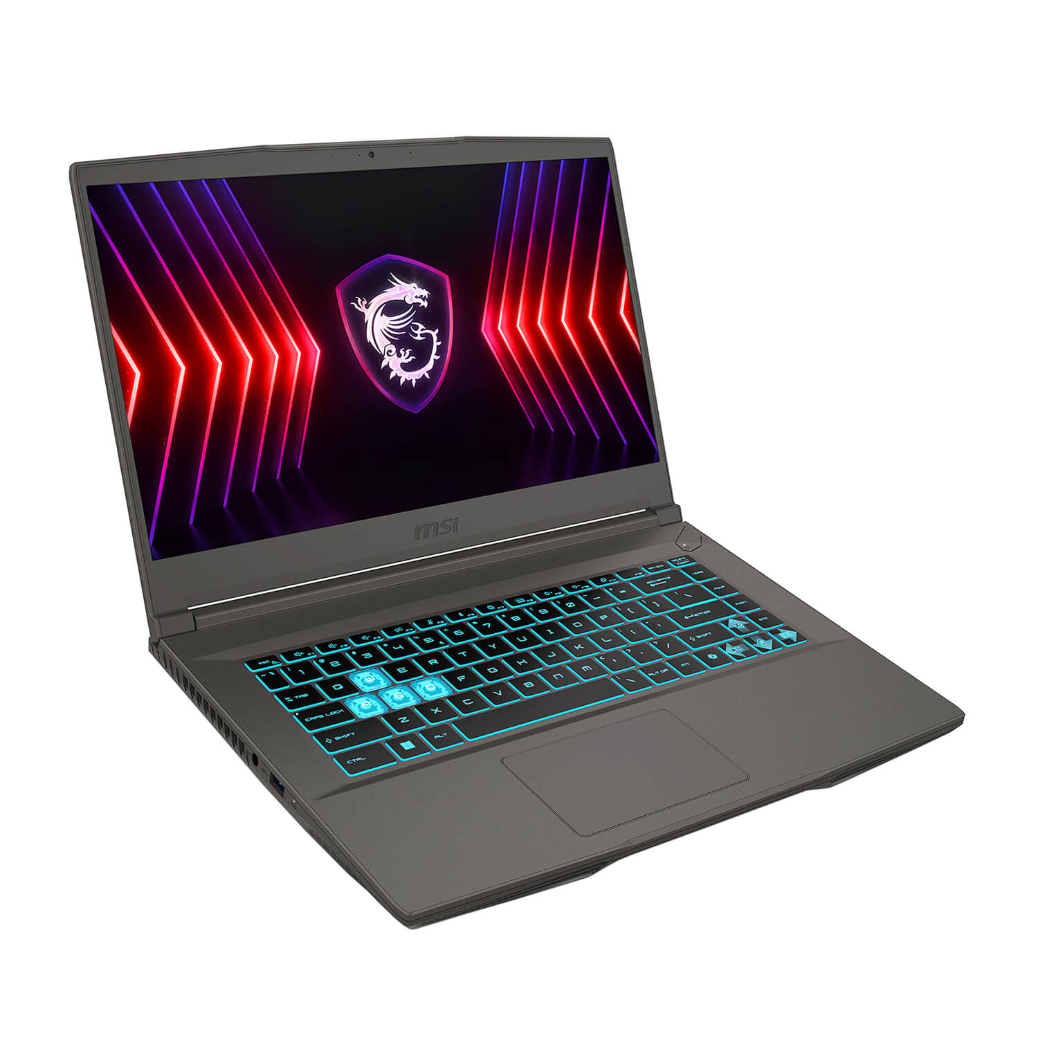 Ноутбук MSI Thin 15 (B12UCX-2494XK) [15.6" Full HD, Core i5-12450H, 16 ГБ ОЗУ, 512 ГБ SSD, RTX 2050, DOS]