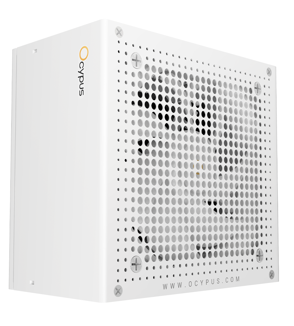 Блок питания Ocypus Delta P750 WH 750W (Delta-P750-B1FDWH025X-EU) [750 Вт, 80 PLUS Bronze, 8x SATA, 1 x 16 pin (12VHPWR), 3 x 6+2 pin PCIe, 2x 4+4 pin CPU, ATX]