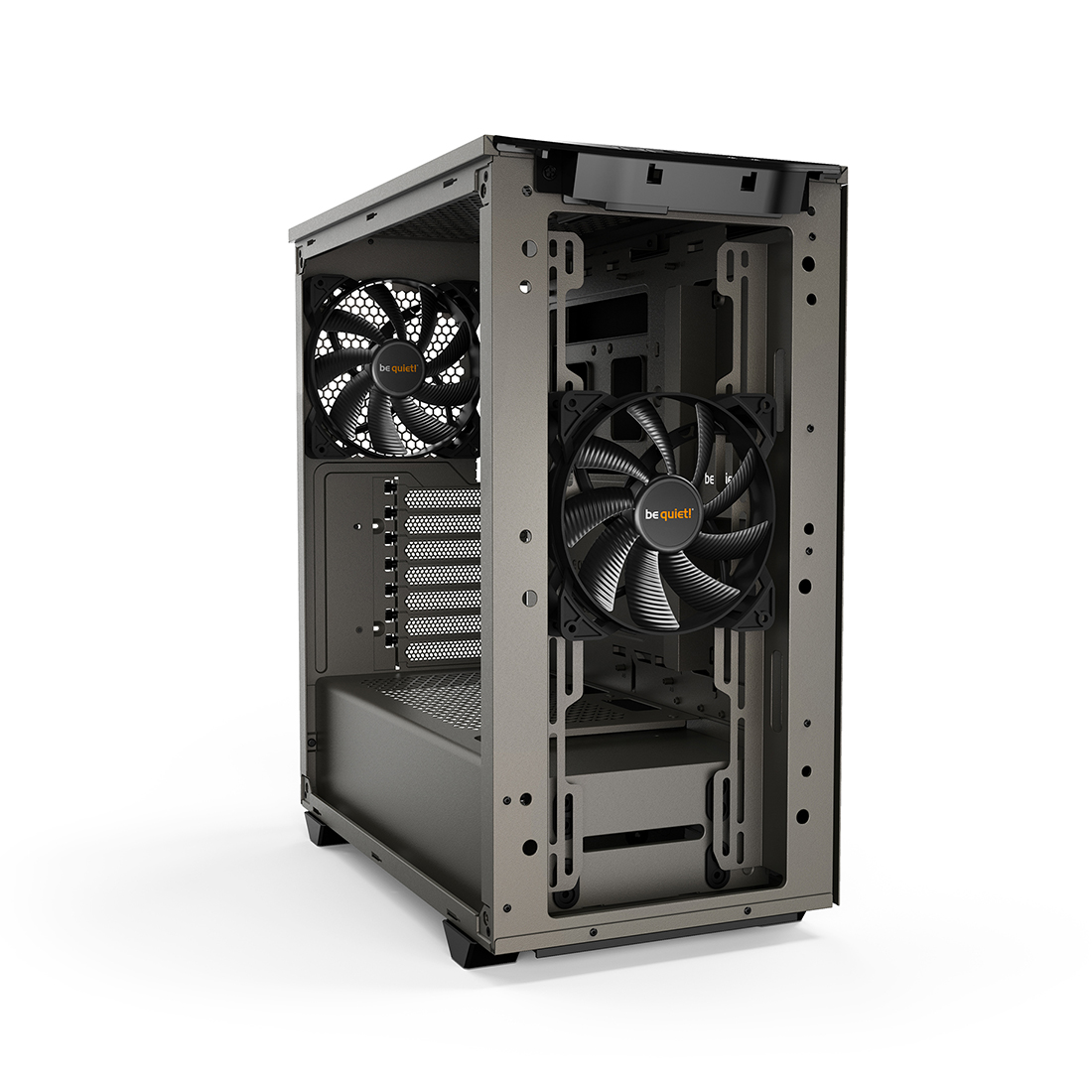 Корпус Bequiet! Pure Base 500 Window Metallic Gray, Midi Tower - купить в интернет-магазине Forcecom.kz Корпус Bequiet! Pure Base 500 Window Metallic Gray, Midi Tower