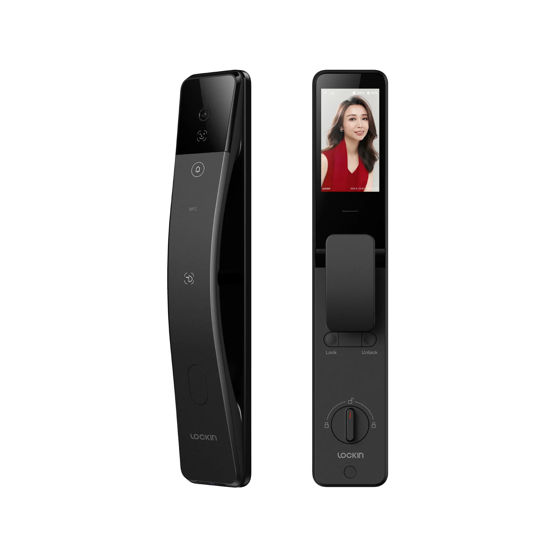 Lockin SMART LOCK S6 max венозный рисунок пальца Face ID PIN-код NFC Wi-Fi + Bluetooth механический ключ приложение S6max